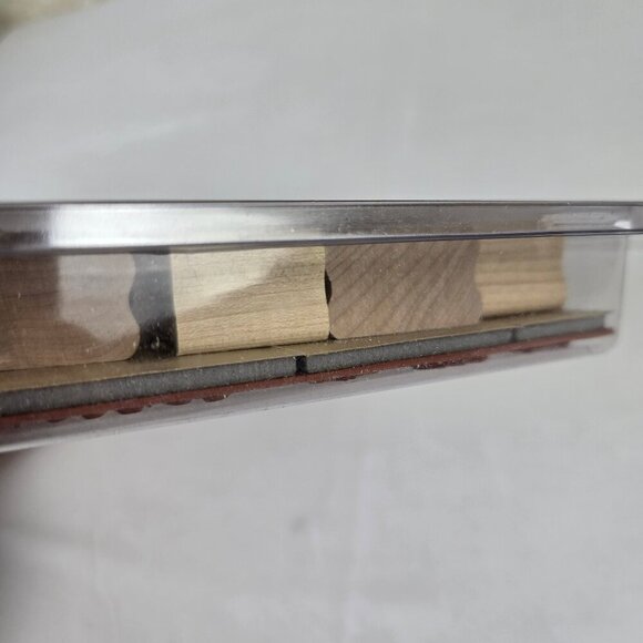 Stampin' Up! "A Greeting For All Reasons" Set of 14 Unused Rubber Stamps Wood - Picture 5 of 7